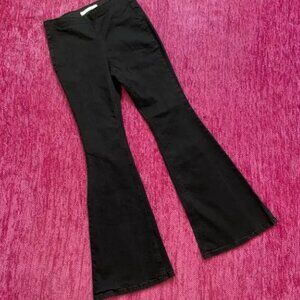 Ella Moss Pull On Flare Jeans Black Size 4/27